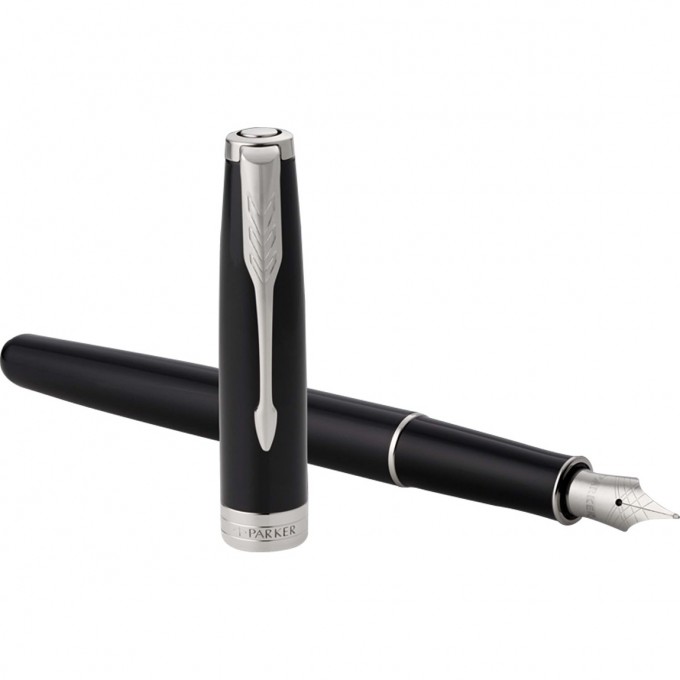 Ручка перьевая PARKER SONNET CORE F539 LAQBLACK СT M 1931500